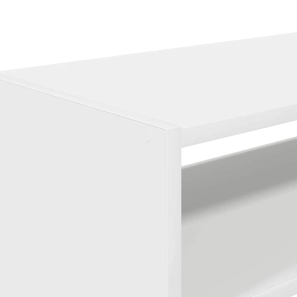 vidaXL Zapateros 2 uds apilables Blanco 60x30x30,5 cm