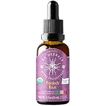 Ra Herbals Organic Burdock Root Liquid Extract - Detox Support - 1 fl oz