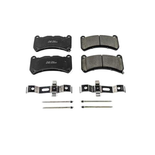 Image of PowerStop Front Brake Pads for Ford Mustang 2013-14 |Lexus IS F 2008-14 |Subaru WRX 2024 |WRX STI 2018-21 - Z17 Ceramic Brake Pads with Installation Hardware, 17-1365