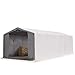 Produktbild TOOLPORT Zelthalle 6x12 m / 3m Seitenhöhe Garage Industriezelt Lagerhalle PVC Plane 850 N wasserdicht grau