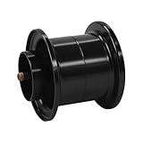 VISPREA ベイトリール 替えスプール 金属製 浅溝スプール ダイワ DAIWA に適合する スティーズ STEEZ ジリオン ZILLION SV モアザン MORETHAN PE リョウガ RYOGA 用の 互換品 シャロースプール ベイトフィネススプール 改装 交換用 超軽量 リールパーツ YU398 (黒色)