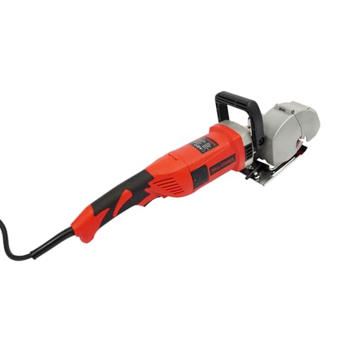 Fraise à rainurer avec pompe à eau et disques diamant de 121 mm