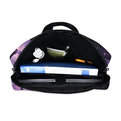 Bolso maletín morado Alaza para laptop 13-15.6 pulg. miniatura 6