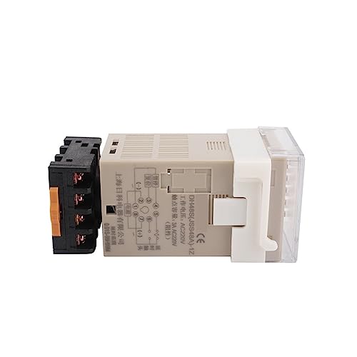 Relé de tiempo digital DH48S-1Z temporizador industrial AC220V con zócalo 2