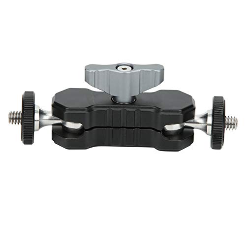 MEMEWOCA Supporto per testa a sfera con braccio magico in lega di alluminio, braccio magico per microfono professionale con testa a sfera rotante a 360 gradi, staffa multifunzione per