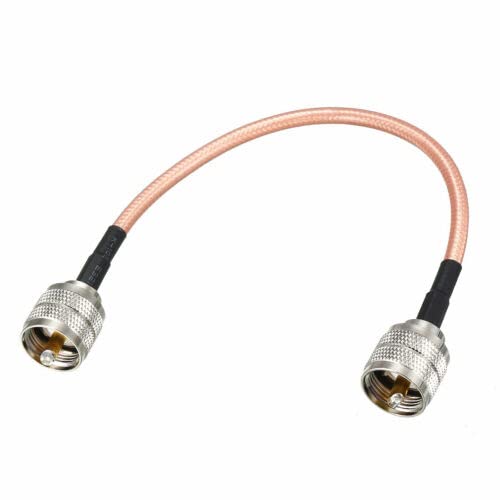 RF Coaxial Cable Coax Wire RG-142 PL-259 UHF Male to PL-259 UHF Male 20cm