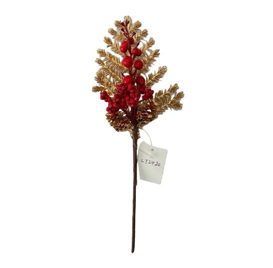 Branches de pin artificielles déco de Noël et composition florale maison