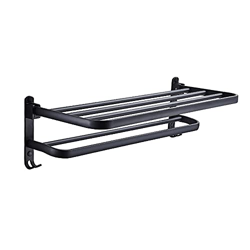 Toalla de pared con 2 riel fabricado en aluminio de espacio con diseño elegante 2