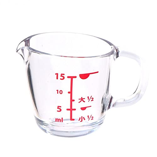 Vaso medidor de plástico simple para cocina miniatura 1