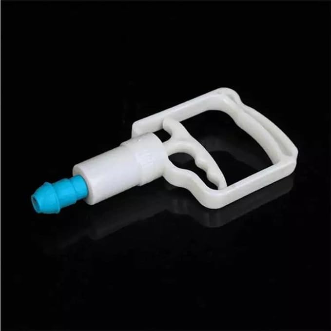 menual Hijama Vacuum Cupping Pump Suction Cupping Therapy Pump Hijama Vacuum Gun White