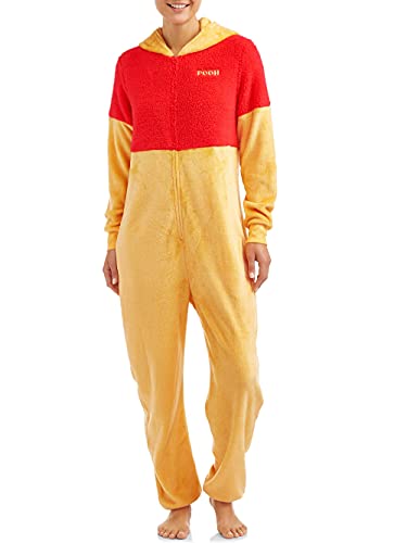 Disney Faux Fur Winnie The Pooh Unionsuits Women's Sizes Eeyore or Winne The Pooh (Winnie The Pooh, Medium (8-10))
