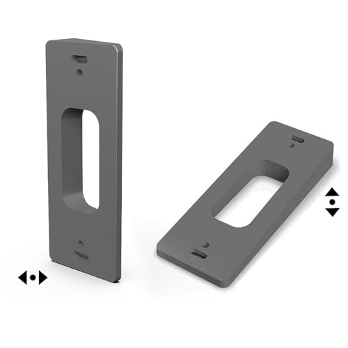 JISADER Capa de montagem de campainha, fácil de instalar suporte de placa de montagem suporte de sin