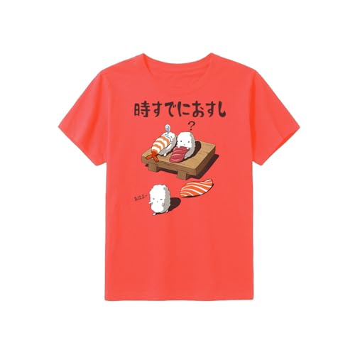 [Wnicek] 時すでにおすしTシャツ ネタ ことわざ 言い間違いことわざ ジョーク ギャグ ダジャレ ツッコミ 寿司 夏服のサムネイル