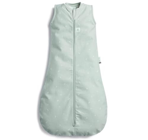 Image of ergoPouch Jersey Sleeping Bag 0.2 TOG - Arms-Out Baby Sleep Sack, Ideal Transition from Swaddling, Slim Fit Keeps Baby Secure & Comfortable, Soft Breathable Fabric (3-12 Months, Sage)