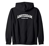 Ámsterdam Países Bajos - Recuerdo de vacaciones de estilo universitario Sudadera con Capucha