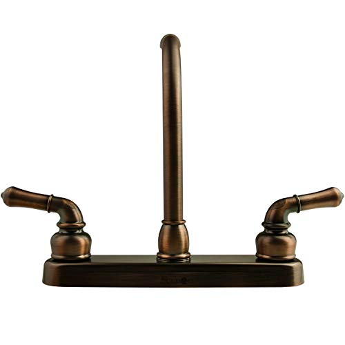 Dura Faucet Df-Pk210C-Orb Hi-Rise Rv Kitchen Sink Faucet With Classical Levers (Oil Rubbed Bronze) #TOP2