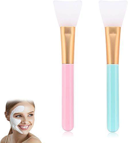 2 Pièces Brosse de Masque Silicone Pinceau Beauté Outil DIY L'application Visage Brosse de Mélange Visage d'Applicateur