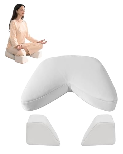 Syrinx Meditation Cushion Set – Zafu Yoga Floor...
