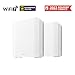 ASUS ZenWiFi BT8 Tri-Band WiFi 7 (802.11be) Smart AiMesh Extendable Router 1er Pack (6 GHz WLAN, 14 Gbps, bis zu 275m² Abdeckung, Dual 2.5G Ports, Kindersicherung, VPN) weiß