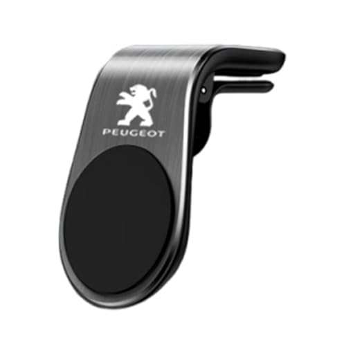 YPSWYYXC Soporte para teléfono para Coche para Peugeot 4008 2018-2025, Soporte de navegación para Salida de Aire Accesorios de Coche,A-Black