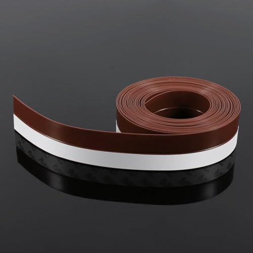 Beufee Tira de Sellado de Silicona de 5m, Tira de exclusión de Tiro de Goma de 35 mm Cinta de Tira de Sellado de Puerta de Ventana para Cinta Adhesiva de tapón de Tiro de Puerta