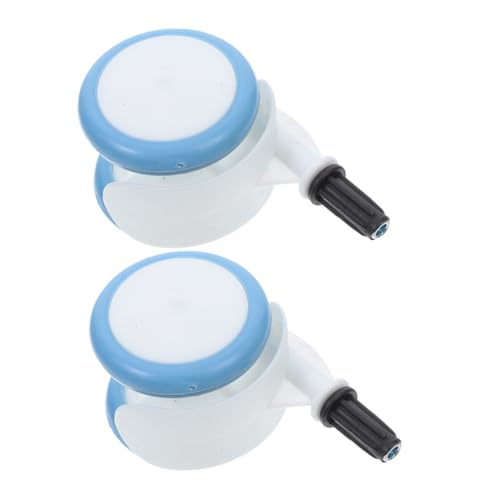 GRIRIW 2pcs Replacement Stroller Wheels Fit Plastic Rubber Easy Install for Walker Carts Lightweight and Portable Design for Enhanced Safety and Mobility