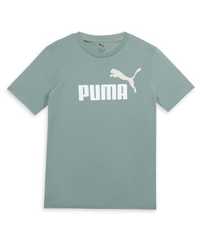 Image of Puma Boy Cotton Solid Regular Fit Tees