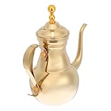 DECORNIJIA Caffettiera in Acciaio Inossidabile con Filtro Integrato Design Elegante e Resistente ad Alta Temperatura per Caffè e Tè Uso Domestico e Professionale immagine