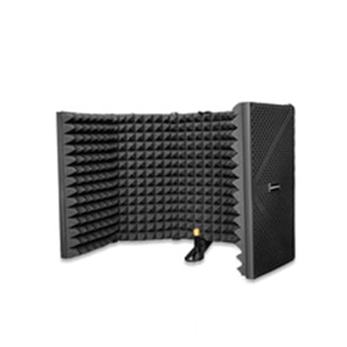 Bouclier d'isolation de microphone studio avec mousse acoustique