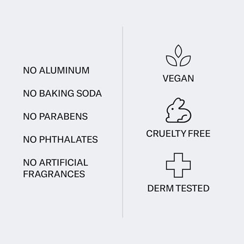 Geologie Hana Natural Deodorant | Jasmine + Clove Scent for Men & Women | Sensitive Skin Safe | Aluminum-Free, Baking Soda-Free, Dermatologist Tested, Vegan, Sulfate-Free, Paraben-Free | (2.6 oz)