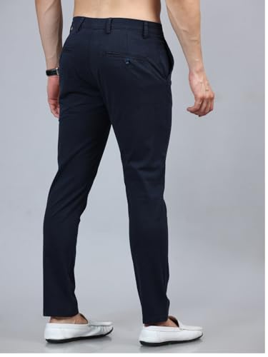 Image of Jack and Jini Men Casual Stretchable Cotton Pants | Chinos | Trousers (Regular Fit)