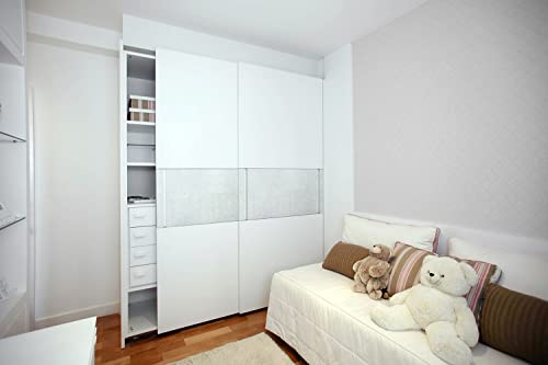 Pegatina hormigón brillante para cambiar el estilo de tu cómoda de salón 7