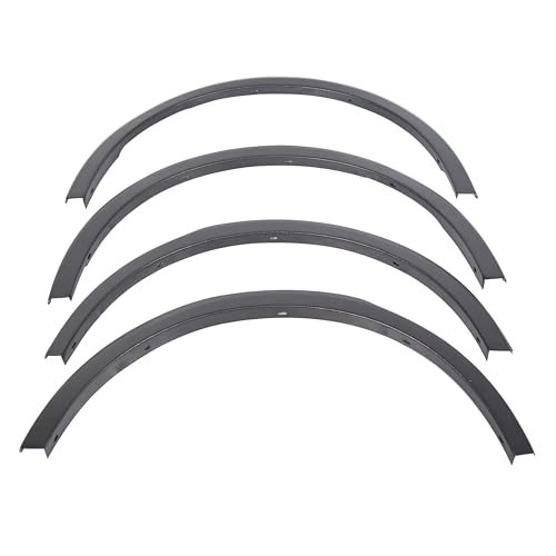 Rear Door Wheel Arch Molding - 2009-2013 Subaru Forester 7 ECOTRIC Flat Front & Rear Fender Flares Compatible with 2015-2019 Subaru Outback, Off-Road Plastic Wheel Arch Molding Kit, Fender Liner Mud Guards E201SAL000, 037815, 037815LR, 037815RR Black 4PCS