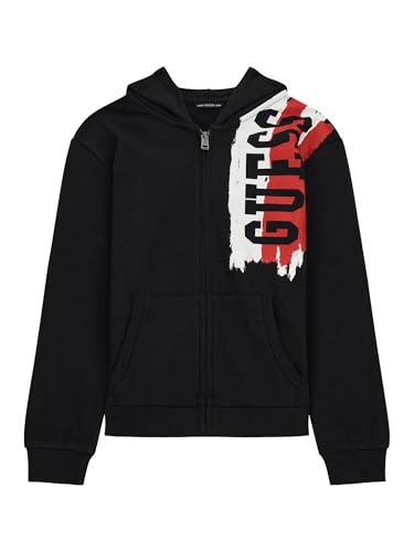 GUESS Boys' Eco French Terry Hooded Sweatshirt2