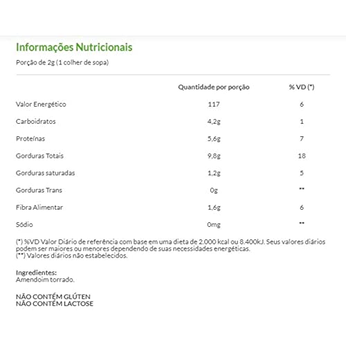 Pasta de Amendoim Integral Cremosa 450g - Fit Food