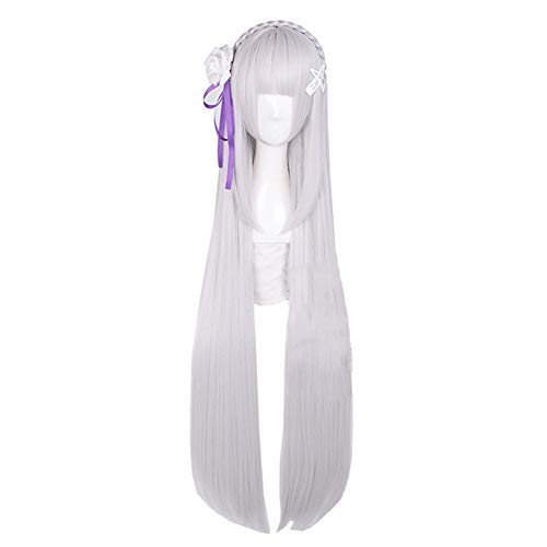 RXv EBbO G~A EBbO  ϔM 100cm RXv cosplay wig Vo[ EBbOlbgƋt