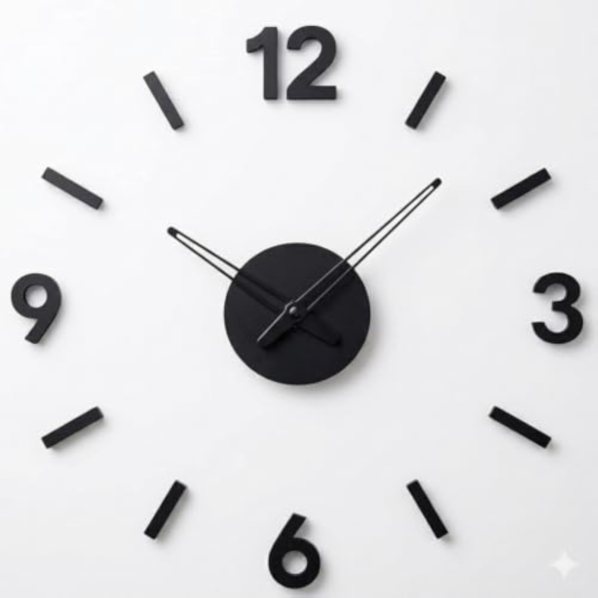 Modern 3D DIY Wall Clock for Home Decor
