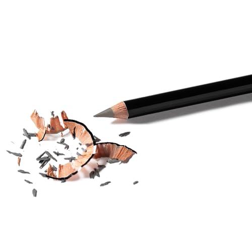 Eye Embrace Luna Classic: Light Brown-Gray Wooden Eyebrow Pencil – Waterproof, Double-Ended Pencil with Sharpener &amp; Spoolie Brush, Cruelty-Free
