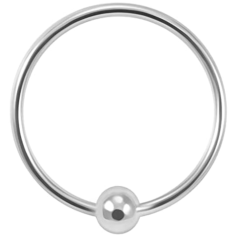 Anneau de nez en argent 10MM - Monster Piercing Cover