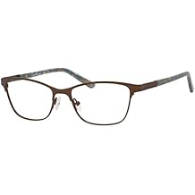 Ernest Hemingway H4822 Womens Designer Rectangular Frame in Brown
