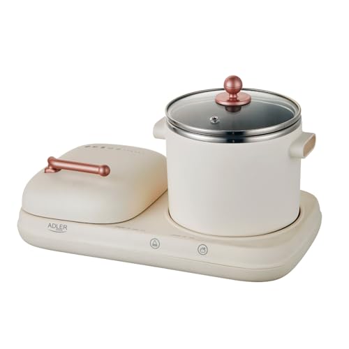 ADLER EUROPE AD 6421 Frühstücksstation 2-in-1 mit 1,0-L...