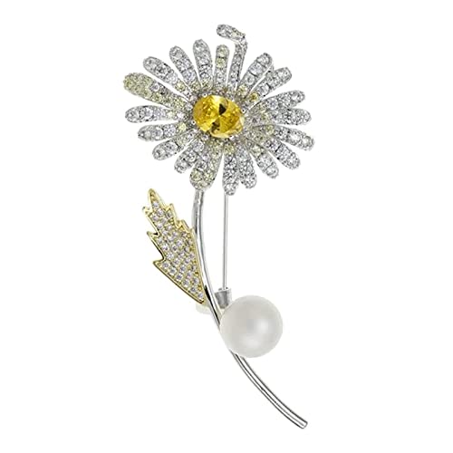 Brooches daisy flower pin de collier et clips bijoux fashion pour accessoiriser un châle