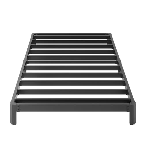 Yicensen 6 Inch Low Twin Bed Frames No Box Spring Needed, Heavy Duty Metal Twin Size Platform Bed...