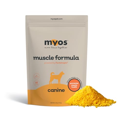 MYOS Canine Muscle Formula - Backed by Science All-Natural Muscle Building...