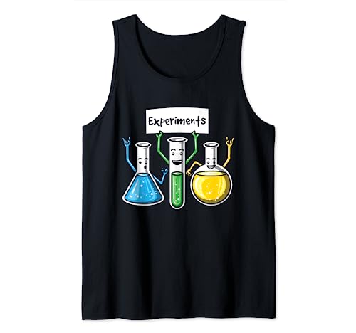 Experiments Chemistry Lover Funny Science Chemist Joke Tank Top