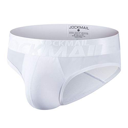 JOCKMAIL Mens Underwear Briefs Men's Cotton Low Rise Briefs Moisture-Wicking Underwear for Men3