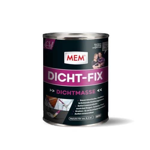 MEM Dicht-Fix Grau – 375 ml – Dichtmasse für Dach- & Flachdachreparaturen – Ansicht 1