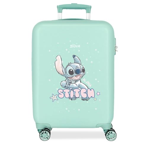 Disney Lovely Stitch Maleta De Cabina Azul 38x55x20 Cms Rígido 2,6 Kgs Cierre De Combinación Lateral Abs 2,6 Kgs 34l Equipaje De Mano Disney Lovely Stitch Maleta De Cabina Azul 38x55x20 Cms Rígido 2,6 Kgs Cierre De Combinación Lateral Abs 2,6 Kgs 34l Equipaje De Mano