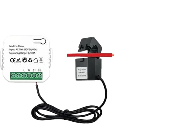 Energy Meter Bidirectional 80A Clamp Monitor - Smart Electricity Usage Monitor for Home Assistant and Smart Homes