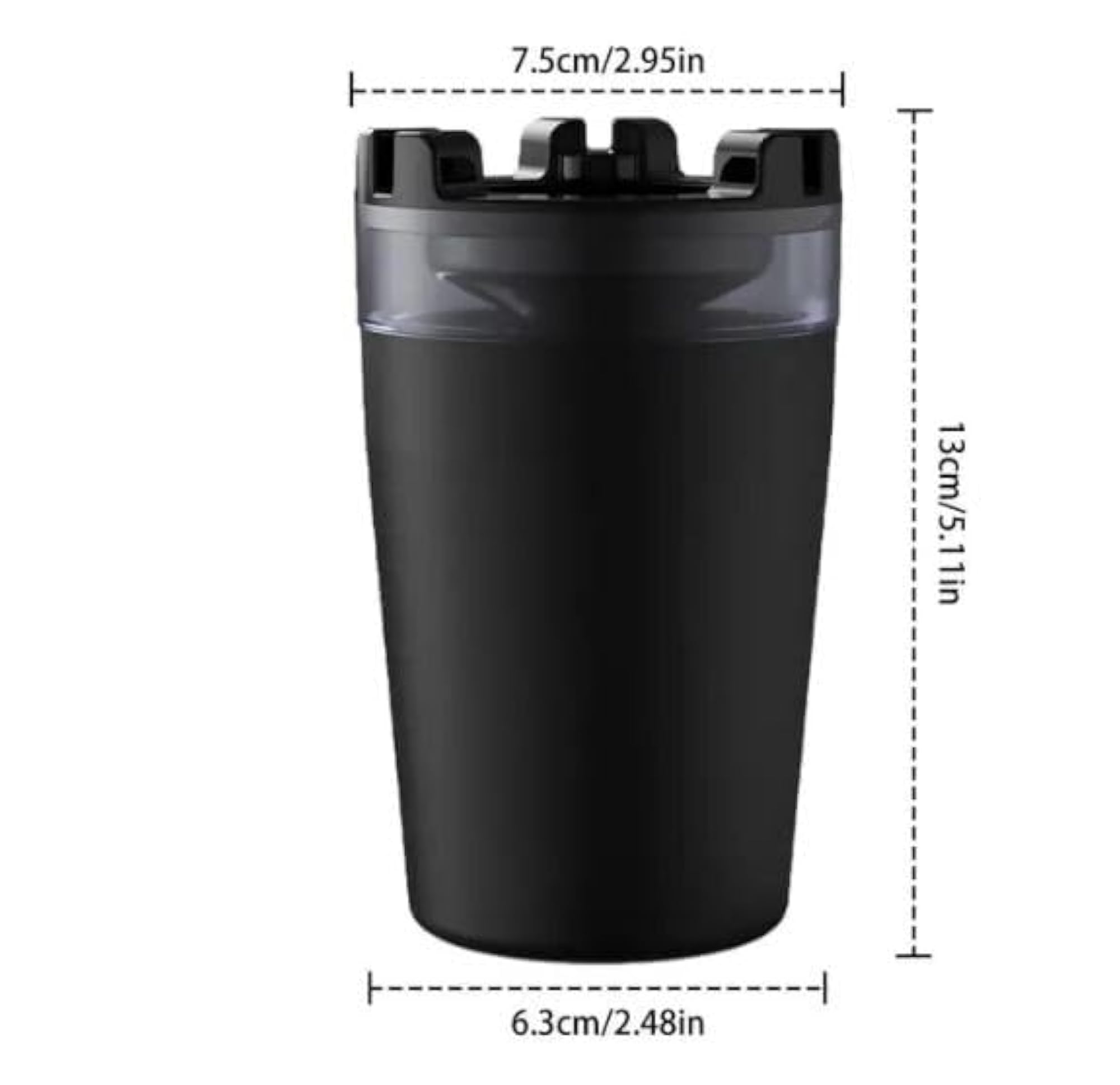 Portable Smokeless Car Ashtray with Lid
